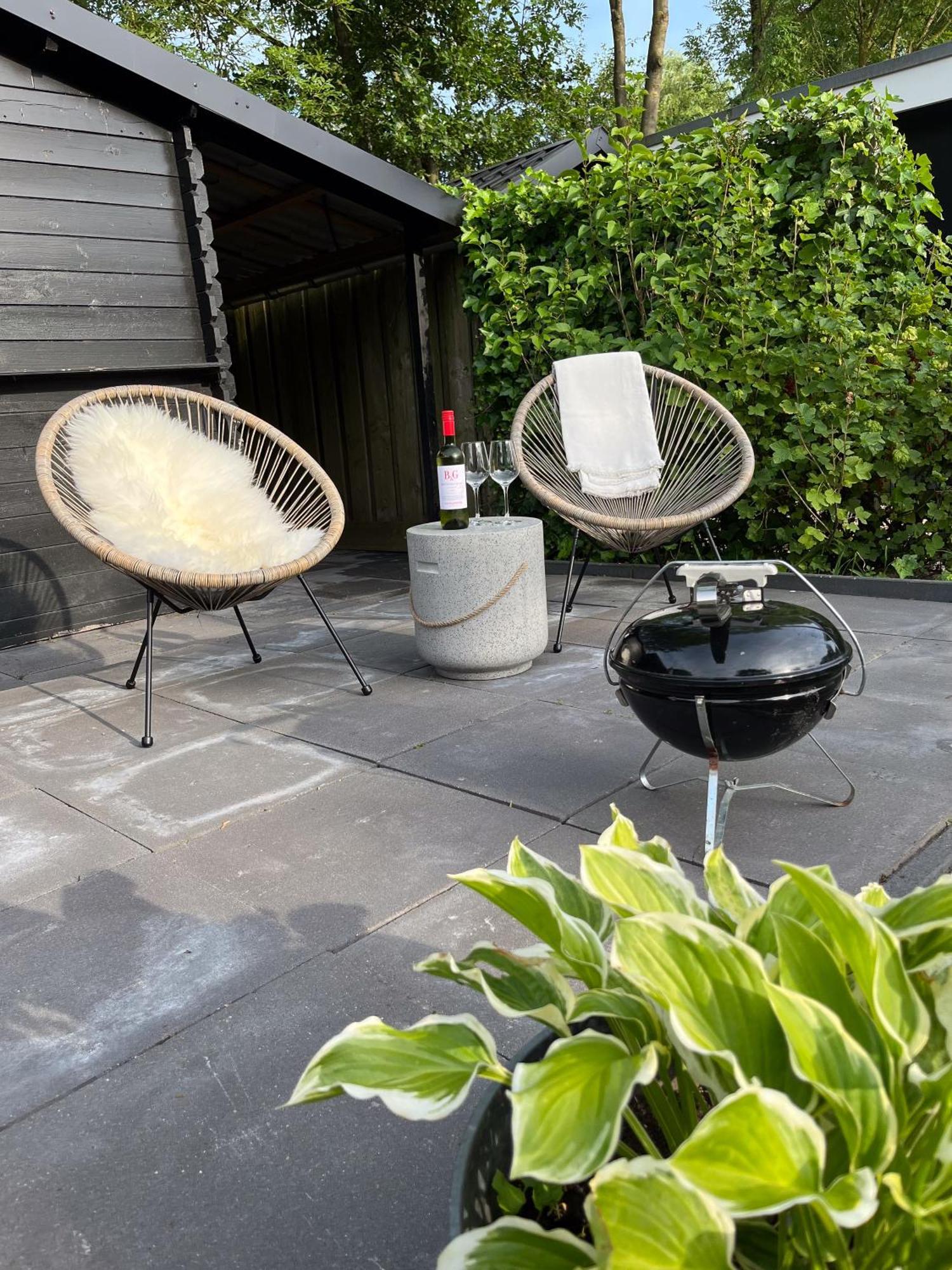 Luxe En Ruim Chalet Met Airco Bij Leekstermeer Matsloot Exterior foto